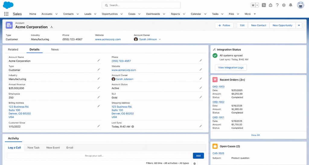 Custom Salesforce Integrations